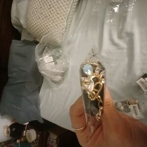 Gold and Blue Charm Set